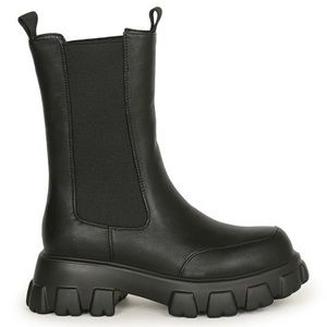 Black Lug Sole Boots